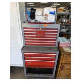 Craftsman Red Tool Chest with Assorted Tools