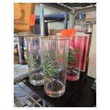 4 Spode Christmas Tree Glasses