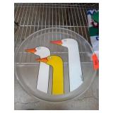 Charlotte Finn Plate with Goose Illustration