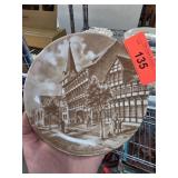 Kaiser Porcelain Plaque with Architectural Scene