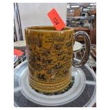 Ceramic Souvenir Mug with Map of South Wales