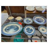 Royal China Currier & Ives Dinnerware Set