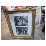 Two Framed Prints With Gold-Tone Frames