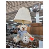 Ceramic Bear Table Lamp With Shade