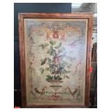 Hand-Painted Botanical Artwork with Birds