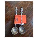 Sterling Silver Decorative Spoons