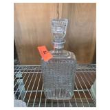 Cut Glass Decanter with Stopper