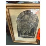 Framed Print of All Saints Church Interior