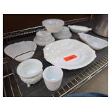 Milk Glass Tableware Collection