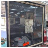 Framed Black-and-White Male Portrait Photograph