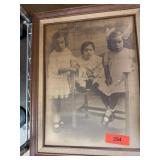 Framed Vintage Family Photographs