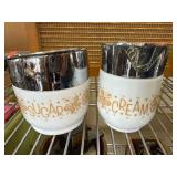 Vintage Corelle Sugar and Cream Containers