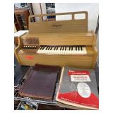 Magnus Chord Organ with Music Book Collection