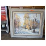Framed Oil Painting by Clara Stovall