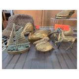 Brass Animal and Nautical Figures