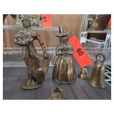 Brass Figurines and Bells