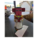 Hand-Painted Kachina Figurine Sculpture