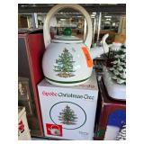 Spode Christmas Tree Teapot with Box