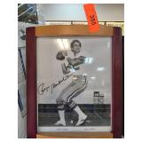 Signed Roger Staubach Framed Photo