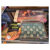 Chess, Backgammon, and Stratego Game Set