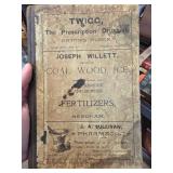 1896 Directory of Needham and Dover, Massachusetts