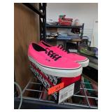 Vans Neon Pink Authentic Shoes, Size 12