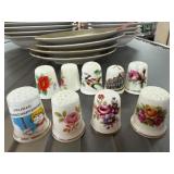 Decorative Bone China Thimbles