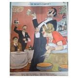 Russian Satirical Illustration Poster