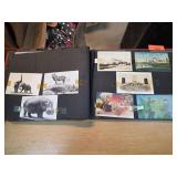 Scrapbook With Ephemera and Postcards