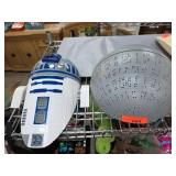 Light-Up Wall Decor Set With R2-D2 and Death Star
