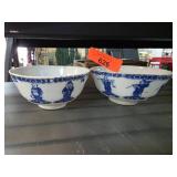 Blue and White Ceramic Bowls