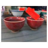 Small Red Ceramic Bowls