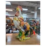 Colorful Ceramic Rooster Figurine