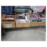 Large Assorted Lot of Books and Media