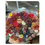 Glass Jars Filled with Assorted Buttons