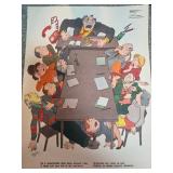 Russian Propaganda Poster with Satirical Artwork