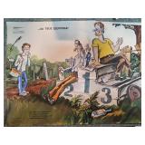 Soviet-Era Anti-Alcohol Propaganda Poster