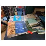 Books and Framed Photos