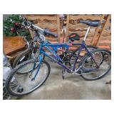 Trek 820 and Mountain Track Bicycles Lot