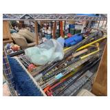 Hand Tools on Metal Shelf