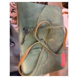 Green Leather Bound Journal With Metal Key