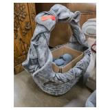 Decorative Stone Basket With Box of Rocks
