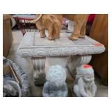 Concrete Iron Bench