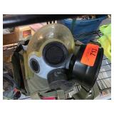 Military Gas Mask with Filter and Bag