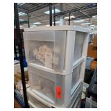 Plastic Drawer Organizer with Craft Supplies