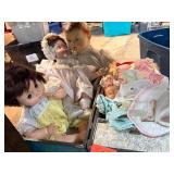 Vintage Doll Collection in Case