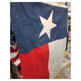 Texas State Flag with Red, White, and Blue Design