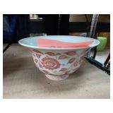 Porcelain Bowl with Floral Design