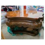 Large Wooden Decorative Coffee Table