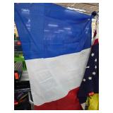 French National Flag in Tricolor Design